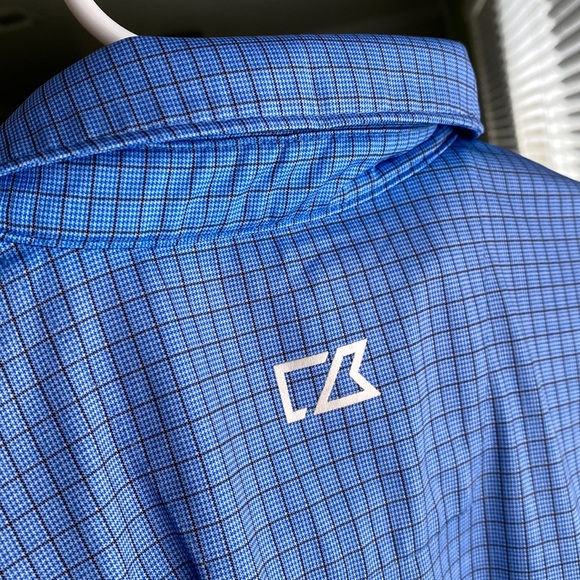 CUTTER & BUCK Golf Polo Pencil Stripe - Picture 6 of 8